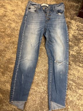 KanCan Light Blue Distressed High-Rise Skinny Jeans 3/25